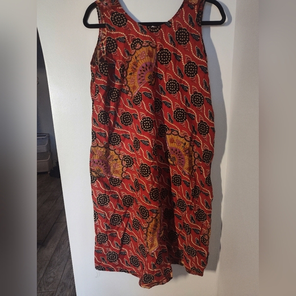 Bohemian Sleeveless Dress - Multicolor Size M #320 - Picture 2 of 3